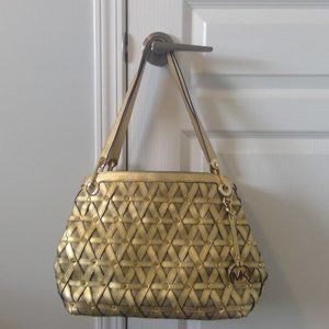 Michael Kors Gold Handbag